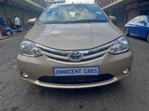 2017 TOYOTA ETIOS 1.5 SPRINT, PETROL, GOLD COLOR, MILEAGE 74000 KM