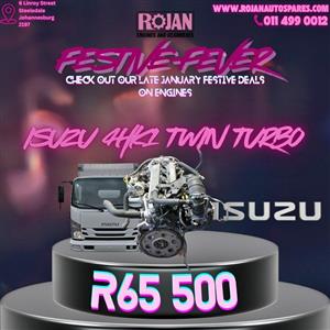 LATE JAN FESTIVE DEALS- ISUZU 4HK1 TWIN TURBO ENGINE 