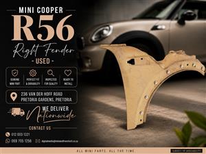 Used Mini Cooper R56 Right Fender for sale.