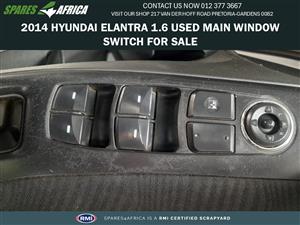 2014 HYUNDAI ELANTRA 1.6 USED MAIN WINDOW SWITCH 