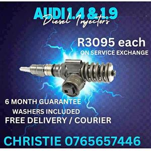 Audi 1.4 & 1.9 Diesel Injectors for sale with 6month Guarantee