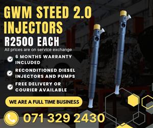 GWM 2.0 INJECTORS FOR SALE WITH WARRANTY 