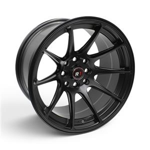 15″ M9129 4/100 & 4/114 Satin Black Alloy Wheels