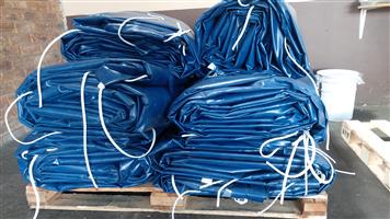9M X 9M AND 16M X 9M HEAVY DUTY (700GSM) PVC TARPAULINS AND CARGO NETS