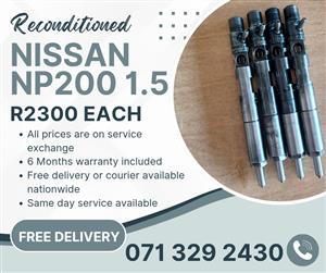 NISSAN NP200 1.5 INJECTORS FOR SALE WITH WARRANTY INCLUDED 