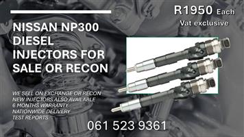 NISSAN NP300 DIESEL INJECTORS-FREE COURIER NATIONWIDE
