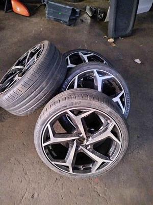 Vw polo 8 rline rim complete set