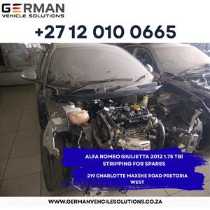 Alfa Romeo Giulietta 2012 1.75 TBi stripping for spares used 