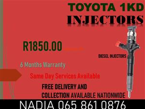 RECONDITIONED AND TESTED DIESEL INJECTORS FOR SALE FOR TOYOTA 1KD