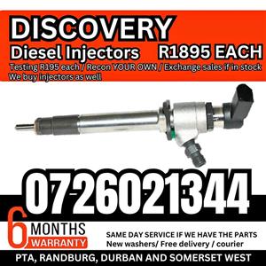 Discovery diesel injectors for sale