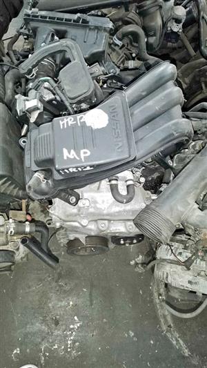 NISSAN HR12 COMPLETE ENGINE FOR SALE
