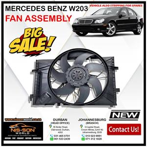 MERCEDES BENZ W203 FAN ASSEMBLY