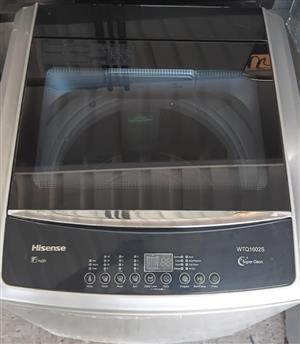 Hisense 16kg top loader washing machine