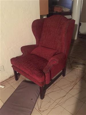 Large Wingback Armchair