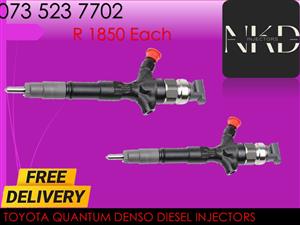 Toyota Quantum Denso Diesel injectors 