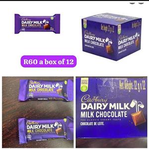 Mini Diary milk chocolate 12x12g Courier or collection