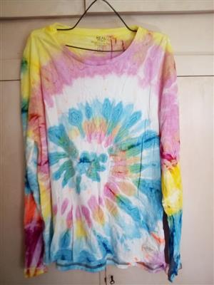 Hippie hand Tie Dyed Tees 