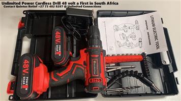 Unlimited Power Cordless Drill
