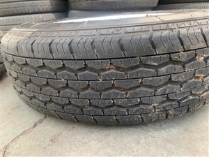 2 x 185 x 14 tyres with rims