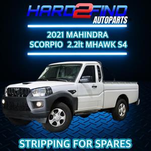 2021 Mahindra Scorpio 2.2lt Mhawk S4 Stripping For Spares!!!