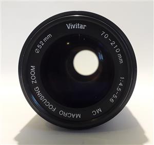 Vivitar 75-300mm 1:4.5 – 5.6 MC Macro Focusing Zoom Ø 58mm For Sale