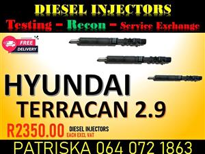 Diesel Injectors – Professionally Reconditioned & Reliable FOR HYUNDAI TERRACAN 2.9