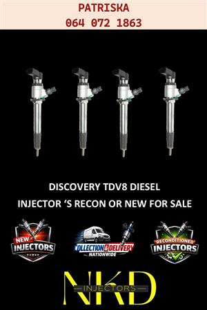 DISCOVERTY TDV8 DIESEL INJECTORS - FREE NATIONWIDE DELIVERY 