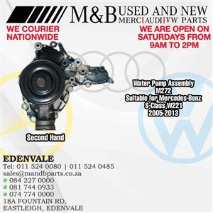 Water Pump Assembly M272 (Second Hand)  Suitable for Mercedes-Benz S-Class W221  2005-2013