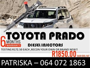 INJECTORS FOR TOYOTA PRADO FOR SALE