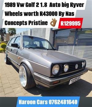 Call Haroon on 1988 Vw Golf 2 Jumbo 1.8 Pristine condition 