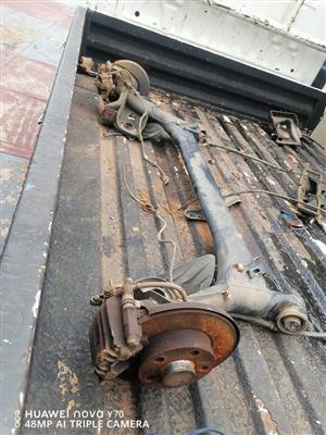 Polo 6 Hatchback Complete Rear Axel
