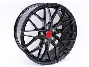 18″ QS Evo-5R 5×112 Gloss Black Alloy Wheels
