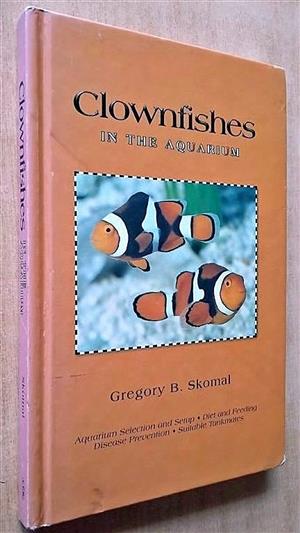 Clownfishes in the aquarium book.