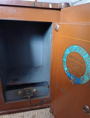 Vintage antique safe