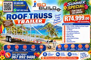 Roof Truss Trailer For sale on order