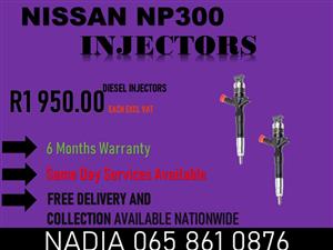 DIESEL INJECTORS FOR SALE OR NISSAN NP300