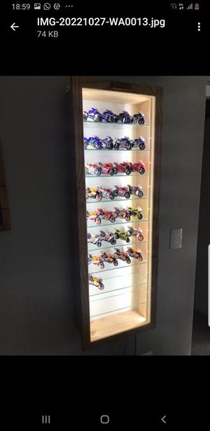 Display Cabinet Freestanding for miniatures