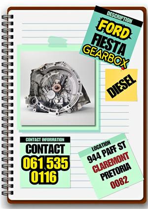 Ford fiesta diesel gearbox Call me or WhatsApp me