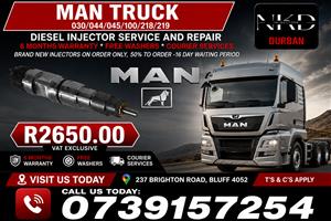 _Man_Truck_Diesel_Fuel_Injectors_To_Repair 