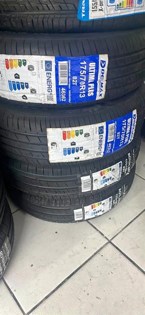 175/70/13 Tyres available @Kustomkings