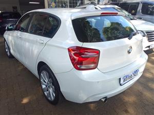 2014 BMW 1161   WHITE COLOR   75000KM  AUTOMATIC