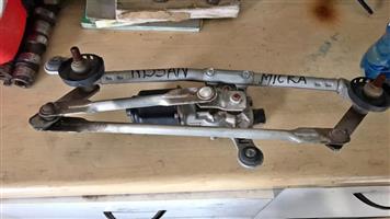 Nissan MICRA wiper mechanism