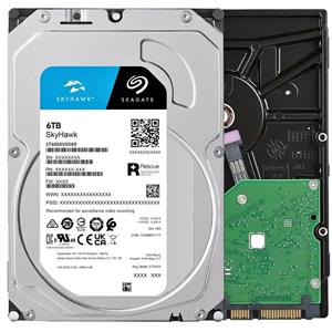 Seagate Skyhawk 6TB Video Internal HDD C 3.5 Inch SATA 6Gb/s 256MB Cache for (ST6000VX009)