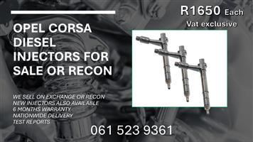 OPEL CORSA DIESEL INJECTORS FOR SALE WITH TEST REPORTS 