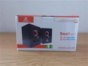 Jeqang JS-920 Small 2.0 USB Multimedia Digital Speakers.