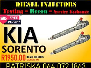GET YOUR DIESEL INJECTORS FOR KIA SORENTO NEW OR RECON