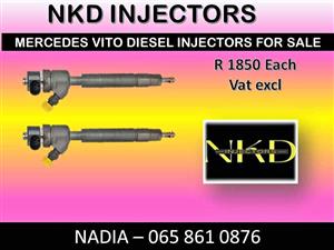 Mercedes Vito diesel injectors for sale or recon.