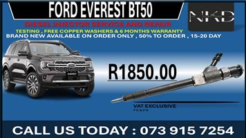 Ford Everest BT50 Diesel Injectors 