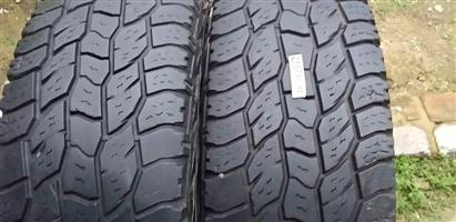2 X 285/75/16 Cooper Discoverer AT3 tyres for sell