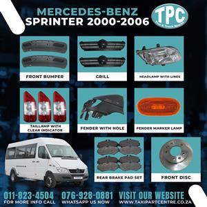Mercedes-Benz Sprinter 2000-2006 Model Parts Available